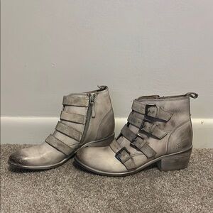Stylish Gray Ankle Boots